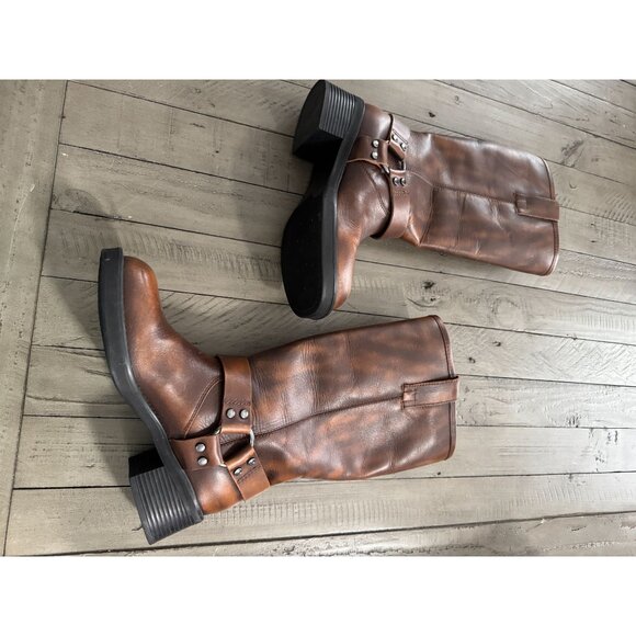 ROC Brown Boots Racer Size 37 7 - Picture 8 of 9